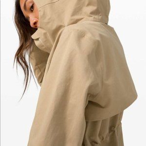 Lululemon Rain Rebel Jacket in tan